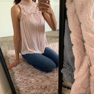 Light pink blouse